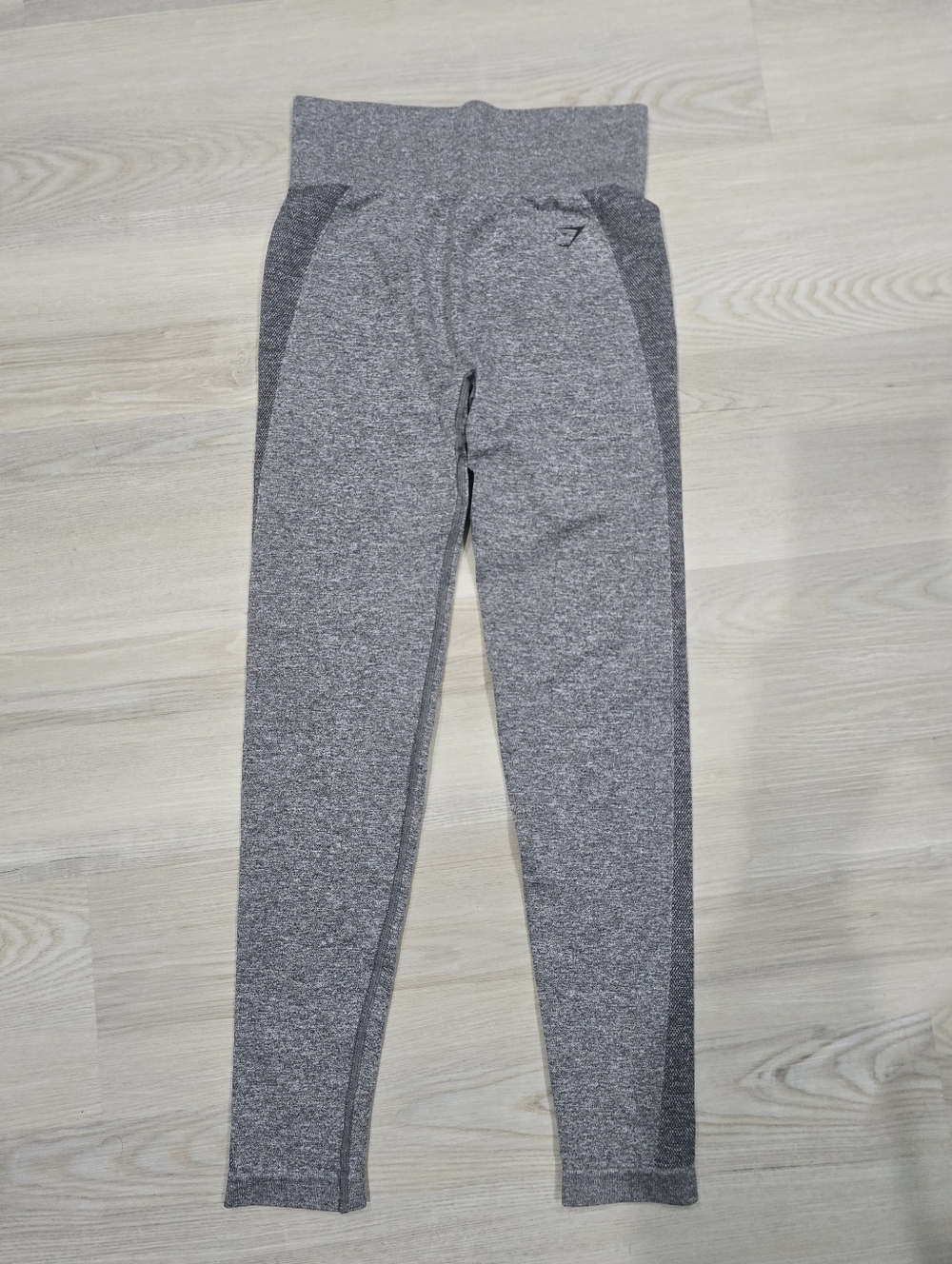 Gymshark Flex High Waisted Leggings Charcoal Marl Color & Black Size Medium